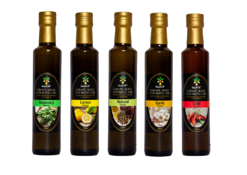 Grape Seed Cooking Oil 5-Pack