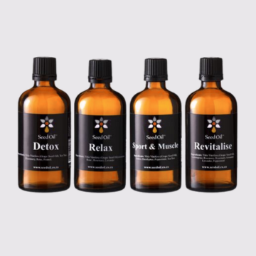 4 – Pack Formulated Massage Oils