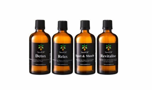 4 – Pack Formulated Massage Oils